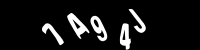 Blue Captcha Image